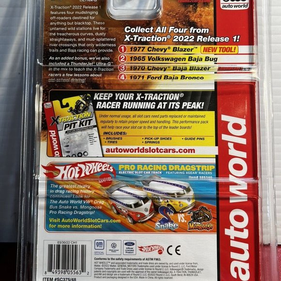 Sealed NEW! Auto World 2022 Off Road 1977 Chevy Blazer Ultra G Slot Car Misp Moc - Picture 2 of 2